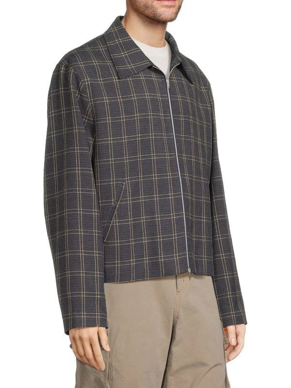 Our Legacy Plaid Zip-Front Jacket 3