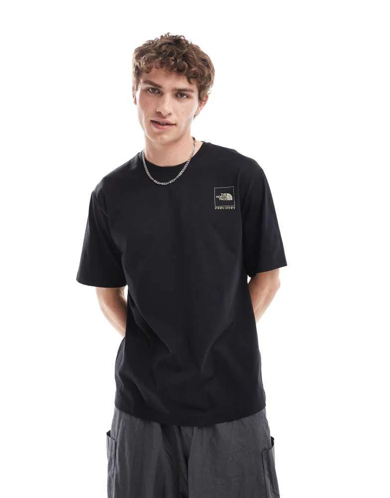 The North Face The North Face Coordinates backprint t-shirt in black 2