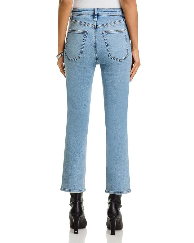 FRAME The Pencil High Rise Ankle Slim Jeans in Springs 3