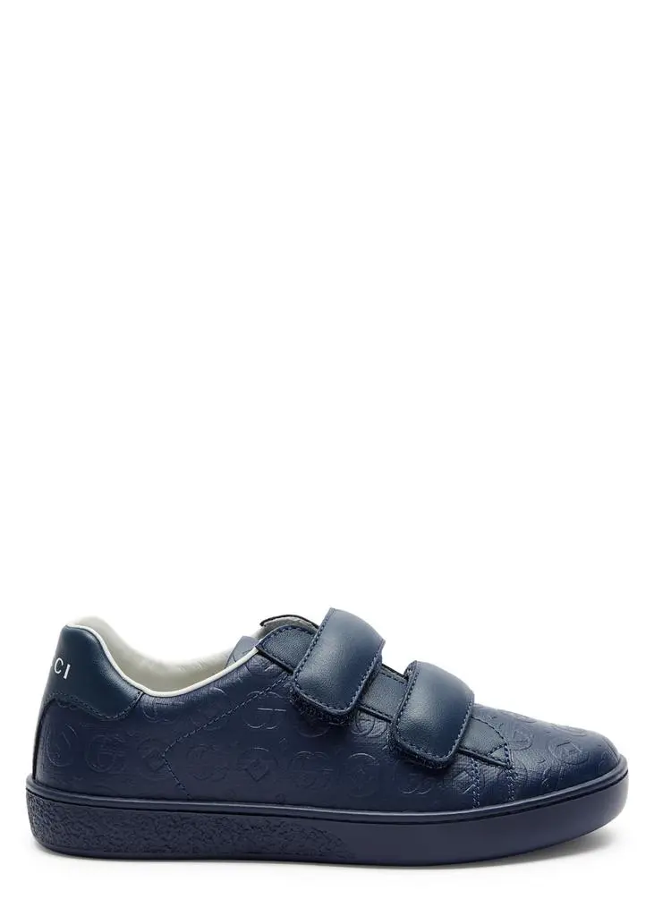 Gucci KIDS GG-embossed leather sneakers (IT27-IT33) 1