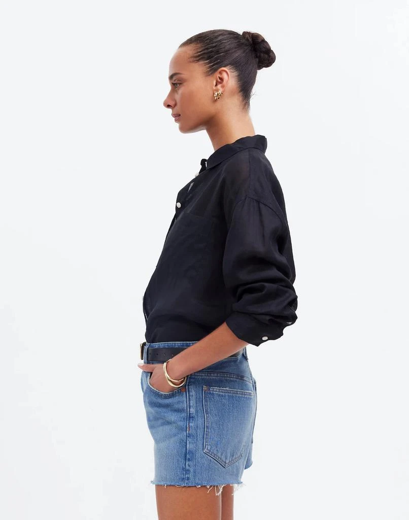 Madewell Relaxed Denim Shorts in Kelton Wash: Raw-Hem Edition 3
