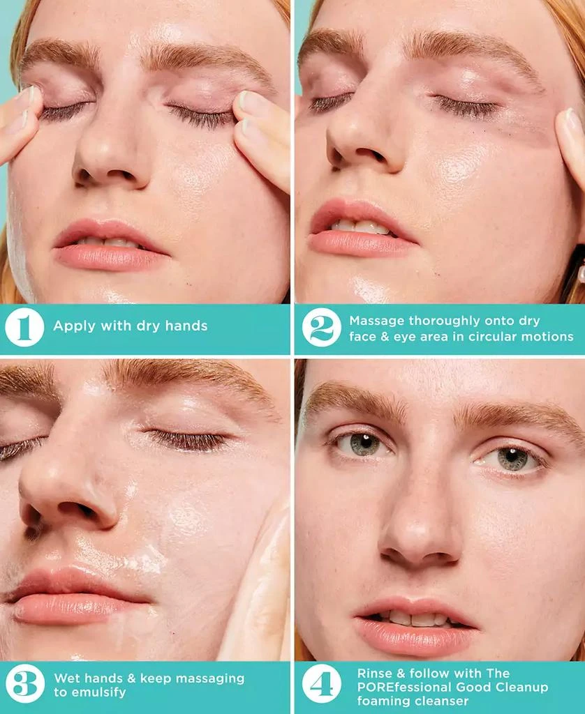 Benefit Cosmetics The POREfessional Get Unblocked Pore-Clearing Makeup-Removing Cleansing Oil Mini 7