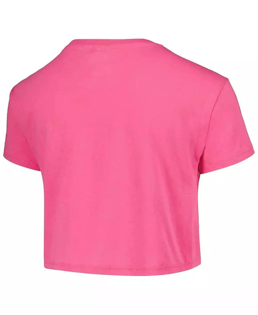 Mad Engine Big Girls Pink Distressed Disney Princess Vintage-Like Cropped T-shirt 2