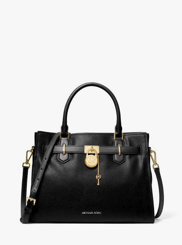 Michael Kors Hamilton Medium Leather Satchel