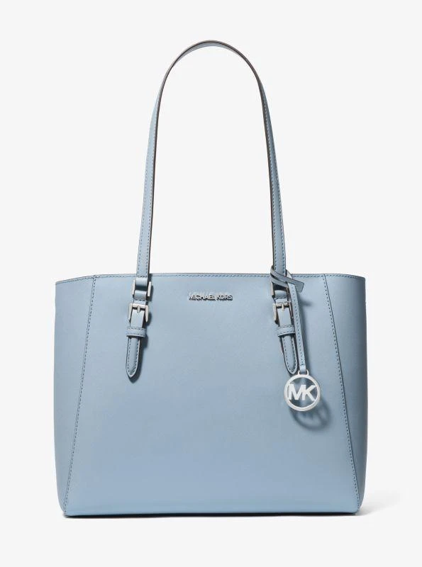 Michael Kors Charlotte Large Leather and Signature Logo 3-in-1 Tote Bag 1