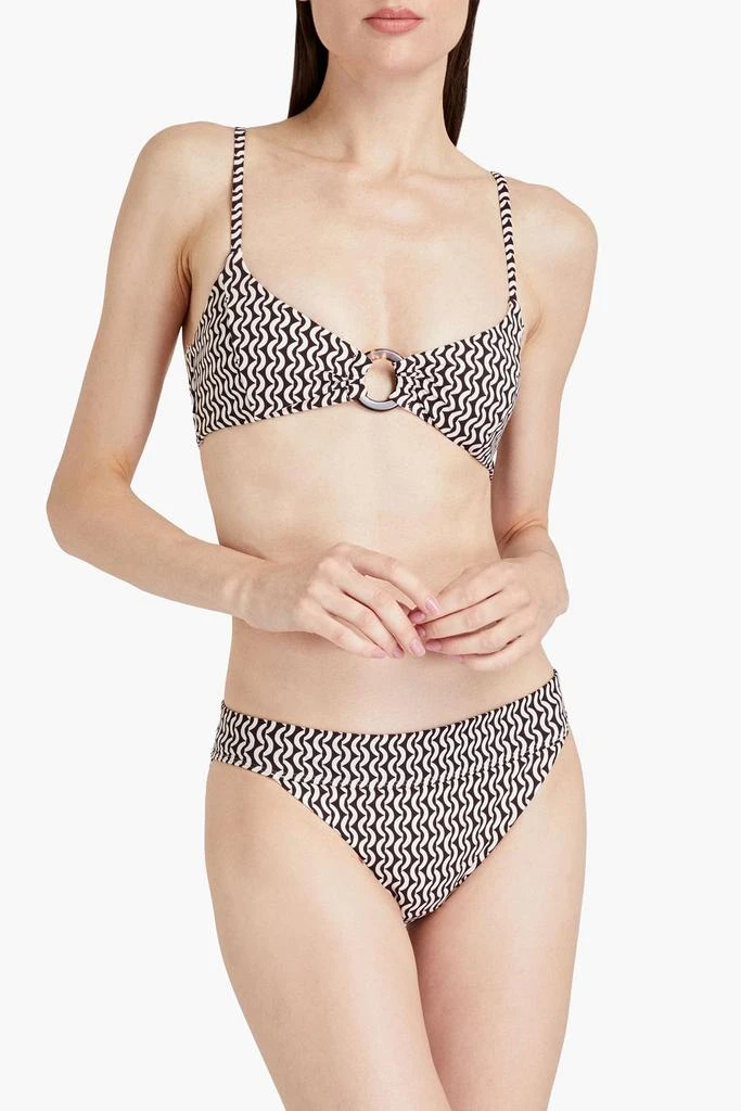 JETS AUSTRALIA by JESSIKA ALLEN Ipanema ring-embellished printed bikini top 2