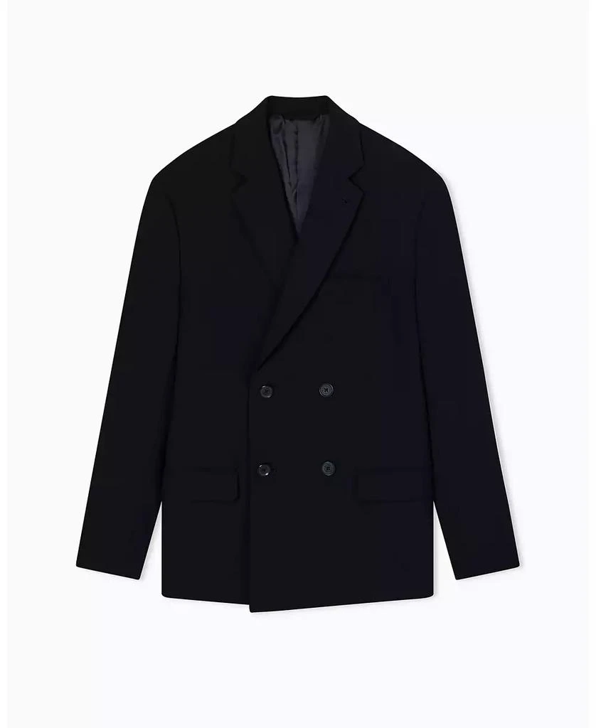 Armani Exchange Men
s Night Lab Wool Double Breasted Blazer 5