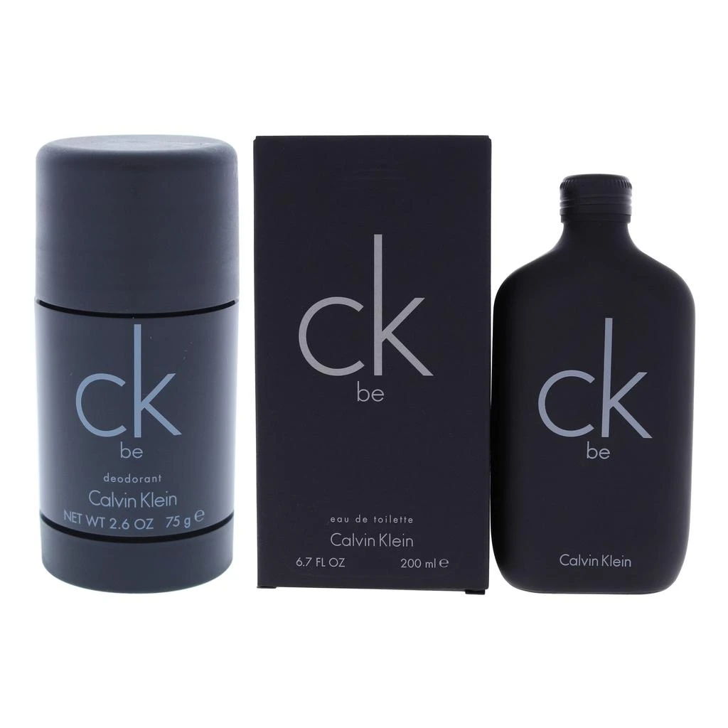 Calvin Klein CK Be Kit by for Unisex - 2 Pc Kit 6.7oz EDT Spray, 2.6oz Deodorant Stick