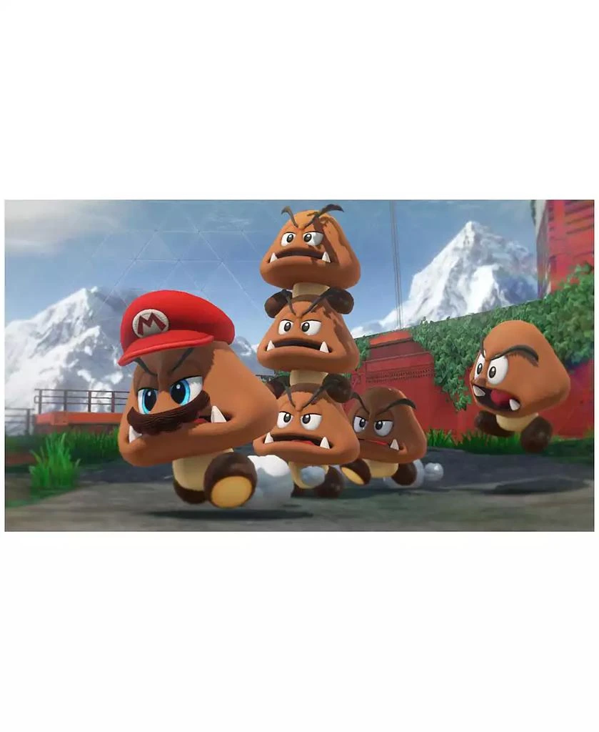 Nintendo Switch White OLED Console with Super Mario Odyssey, MightySkins Console and Controller Skin Voucher, and 1 Year CPS Extended Warranty 6