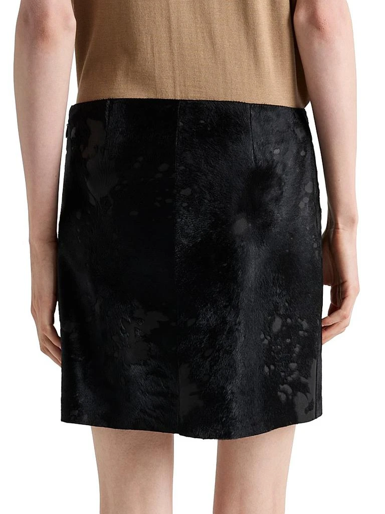 Prada Leather Miniskirt 5