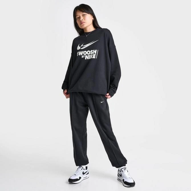 NIKE Women's Nike Sportswear Swoosh Loose Fleece Jogger Pants 3