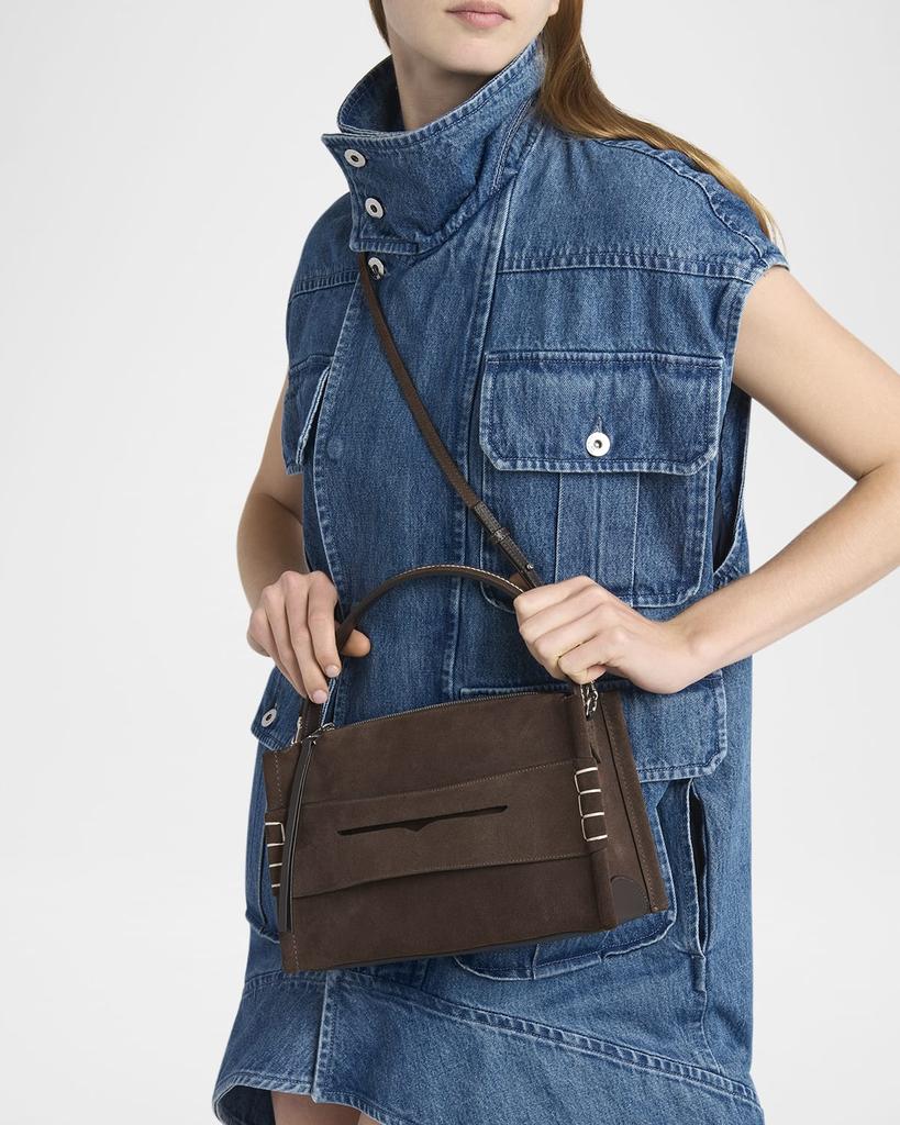 JW Anderson Loafer Suede Crossbody Bag