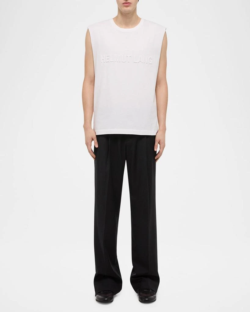 Helmut Lang Men's Embossed Cotton Tank Top 4