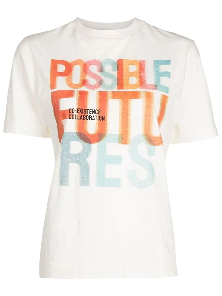 Nk graphic print T-shirt - women -  -  - White 1