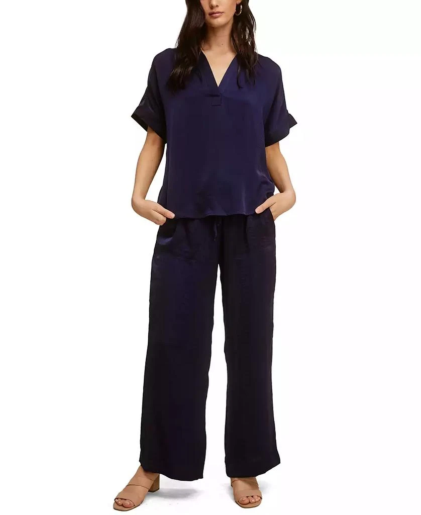 John Paul Richard Solid Washer Drawstring Pants 5