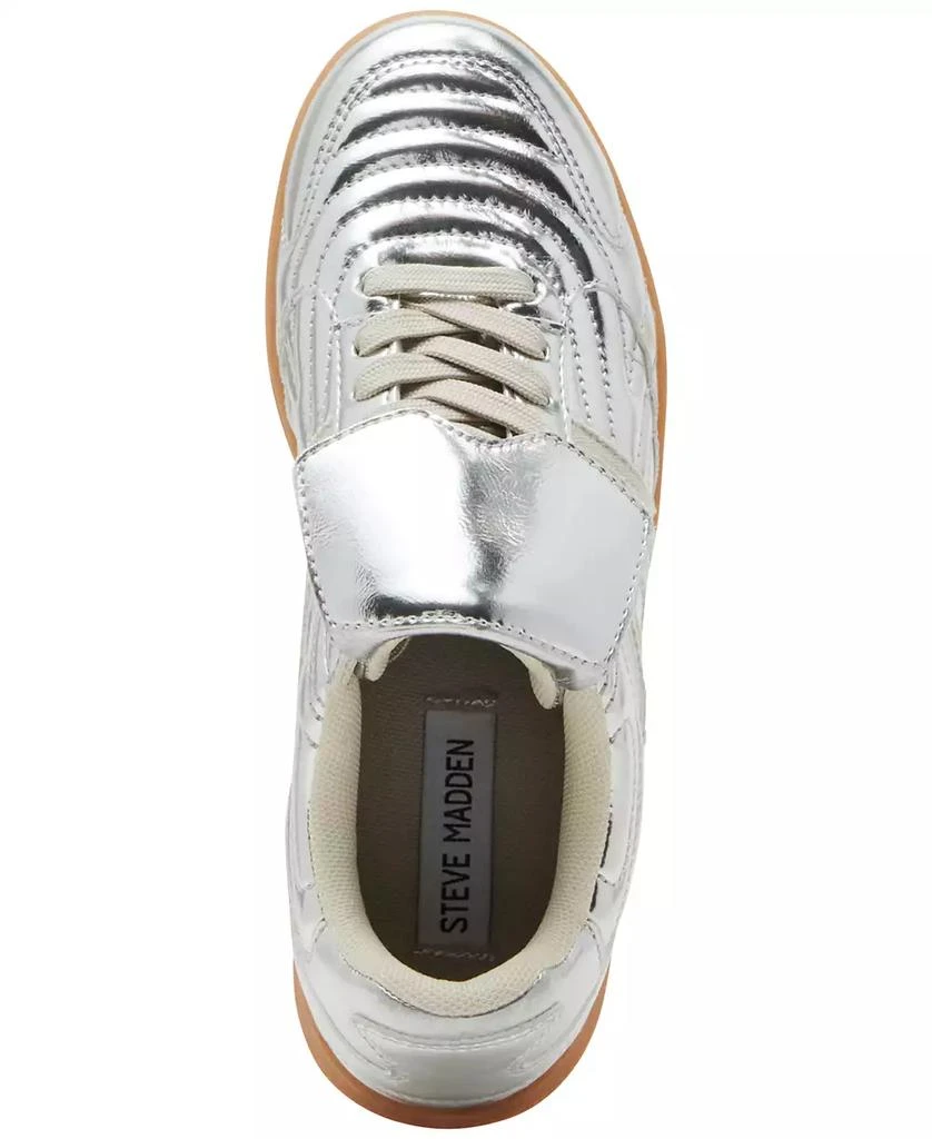 Steve Madden Women's Madrid Foldover Lace Up Sneakers 5