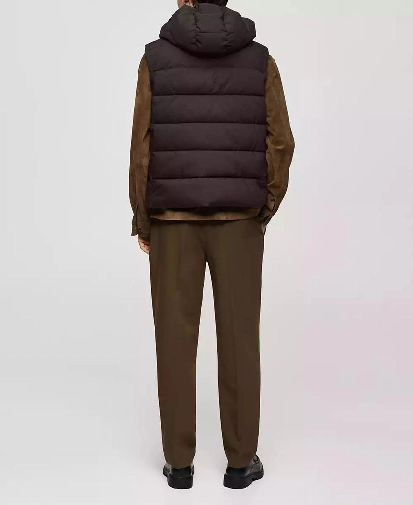 Mango Men's Water-Repellent Quilted Vest 2
