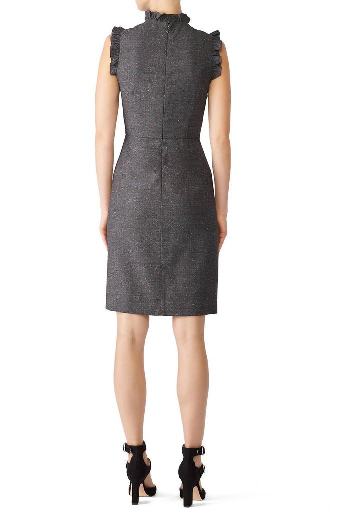 Rebecca Taylor Rebecca Taylor - Tweed Ruffle Sleeveless Pencil Dress