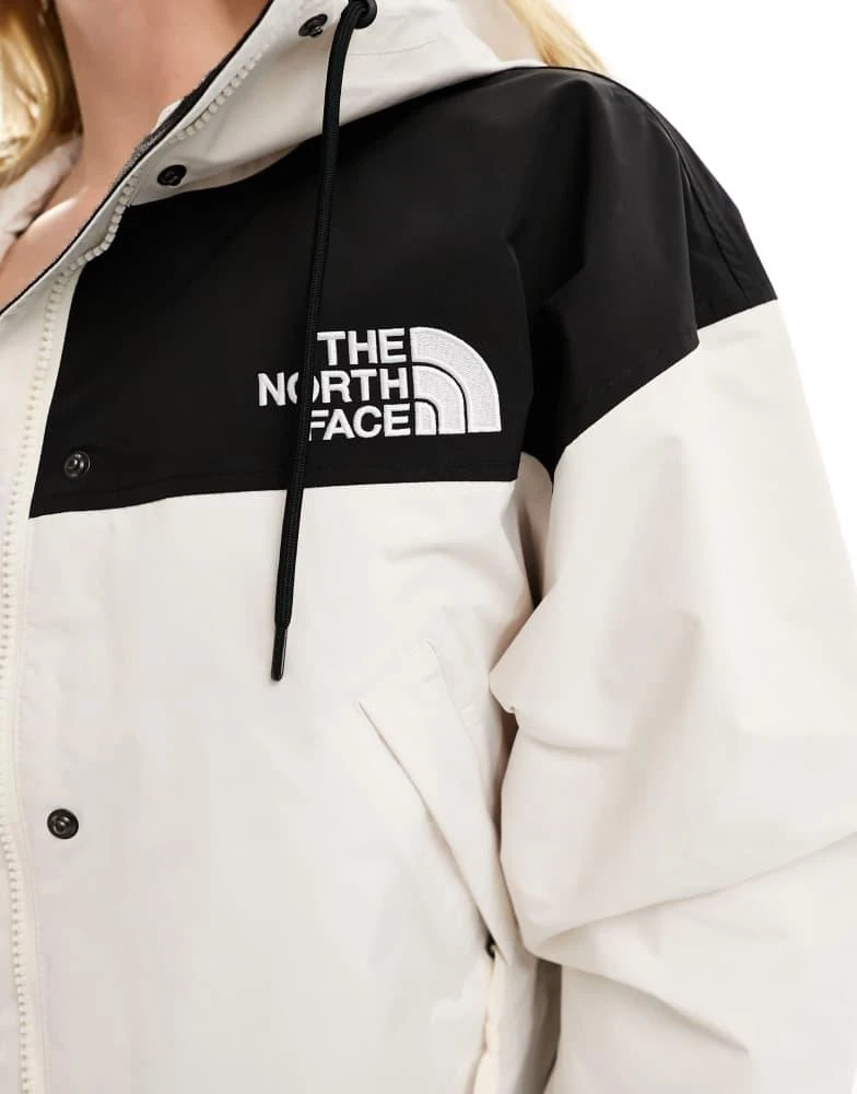 Shop The North Face Reign On waterproof jacket in off white on