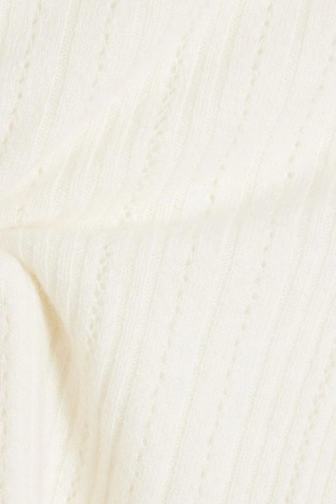 Arch4 Coombe ribbed pointelle-knit cashmere sweater 4