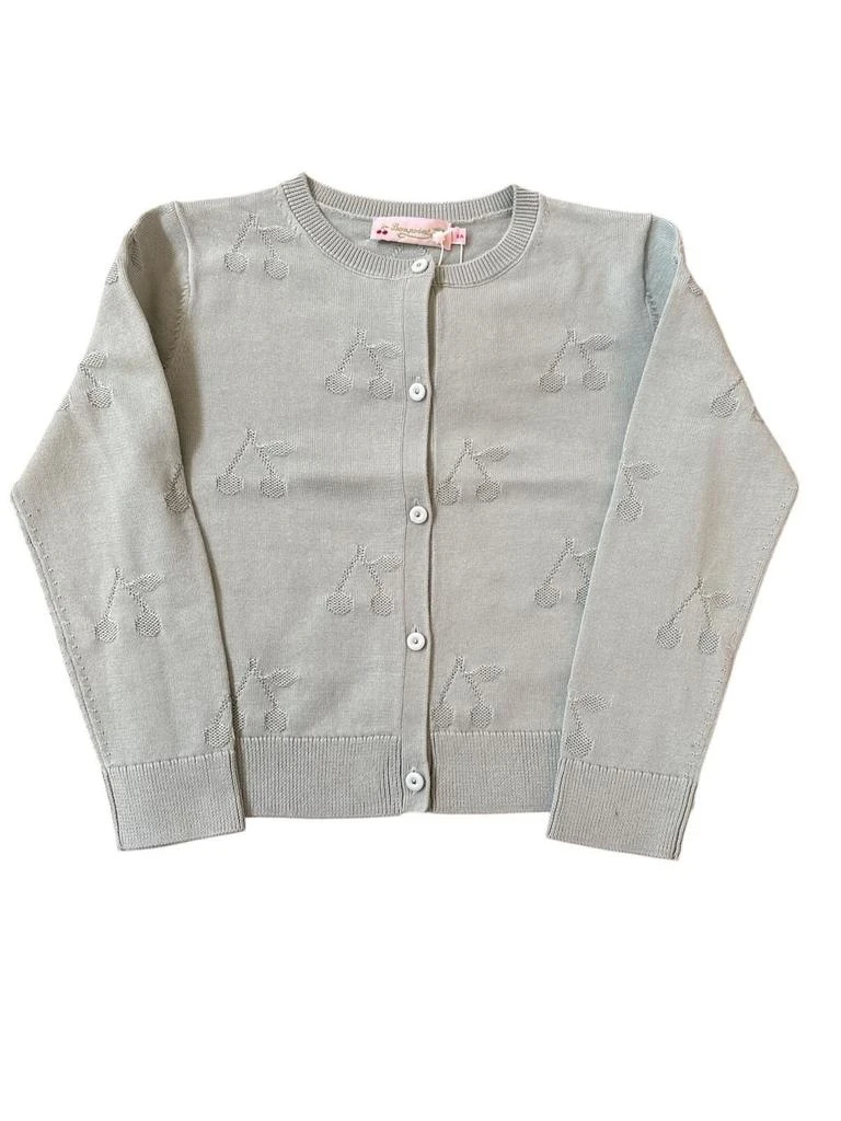 Bonpoint Bonpoint Button-Up Crewneck Cardigan