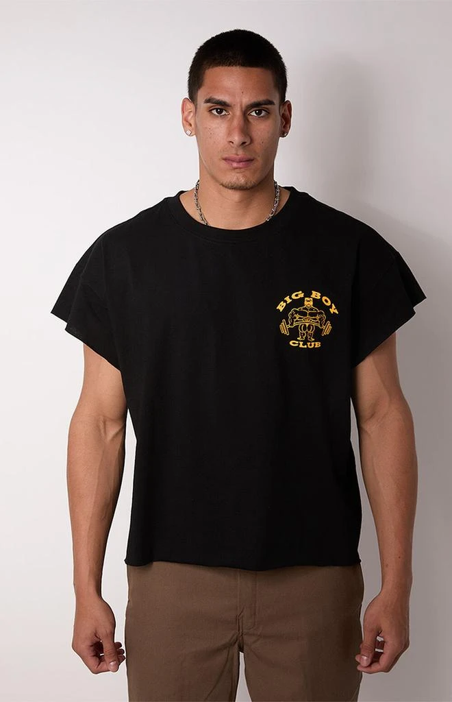YIWO Big Boy Club Cap Cropped T-Shirt 1