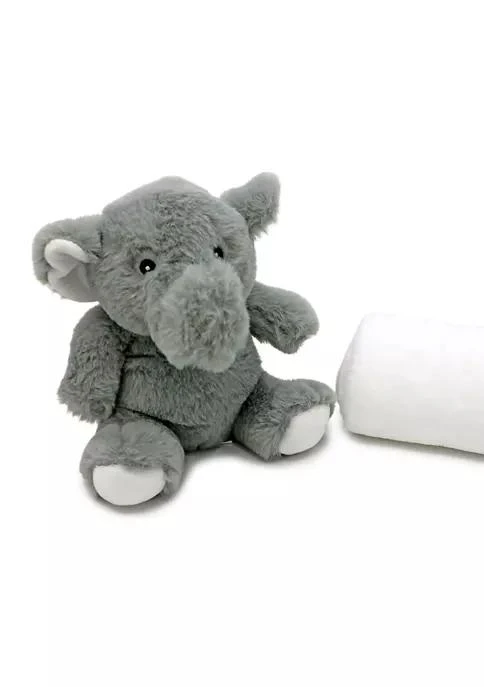 Tendertyme Baby Plush Gray Elephant With Blanket 3