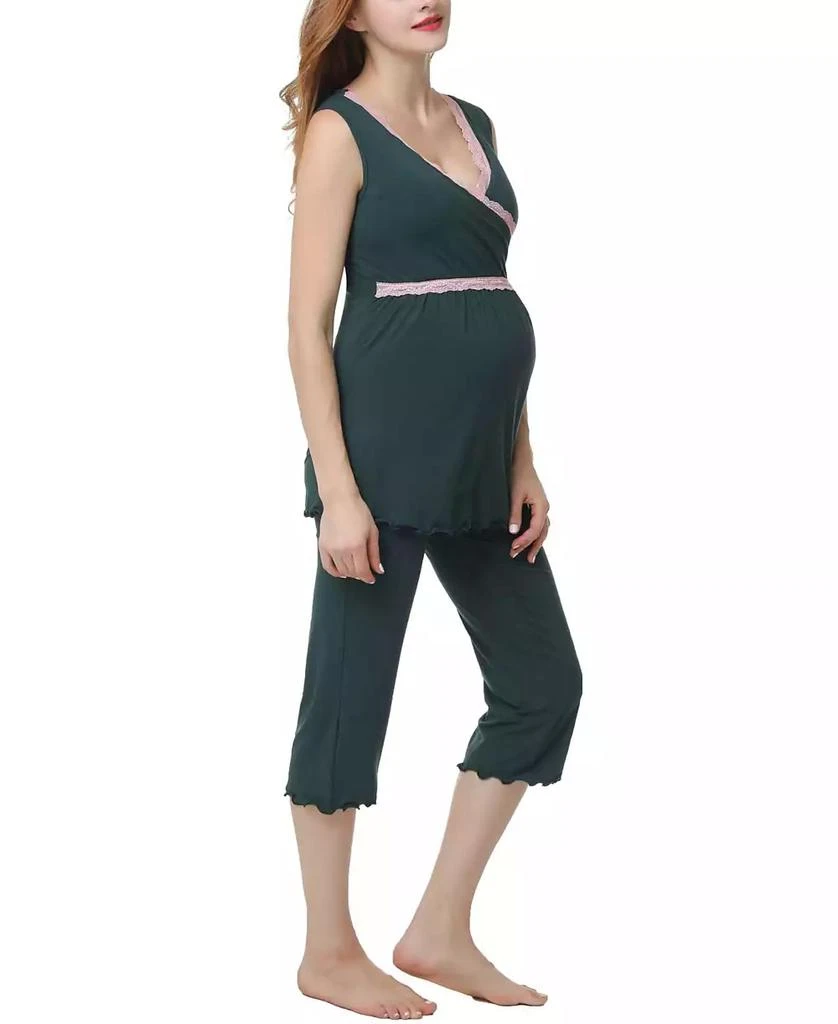 kimi + kai Kimi & Kai Penny Maternity Nursing Pajama Set 4