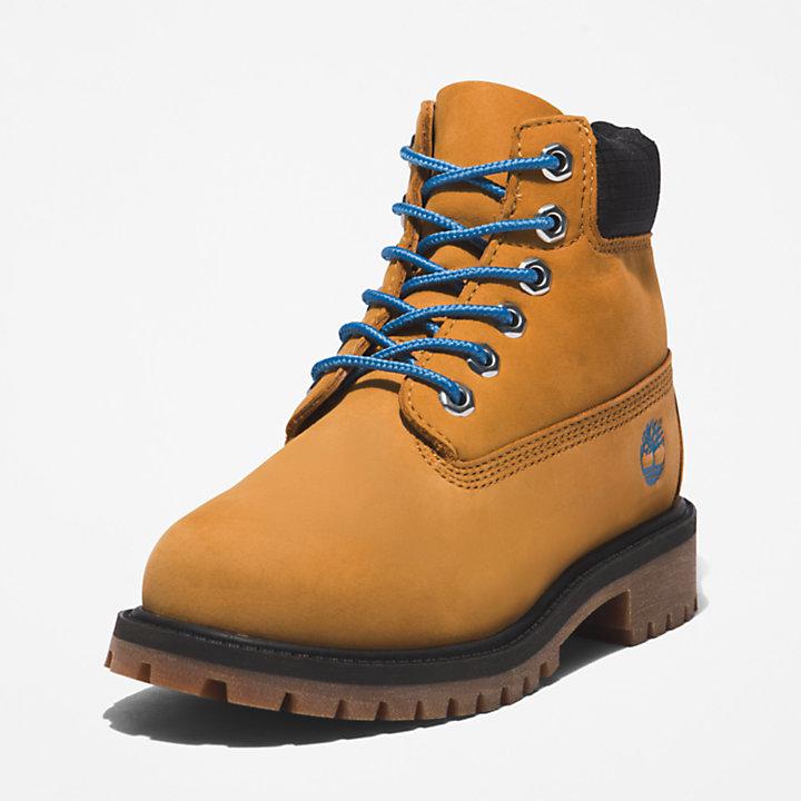 【Timberland】6INCH 6HOLE BOYS YELLOWBOOT Timberland Timberland® Premium 6 Inch Boot for Youth in
