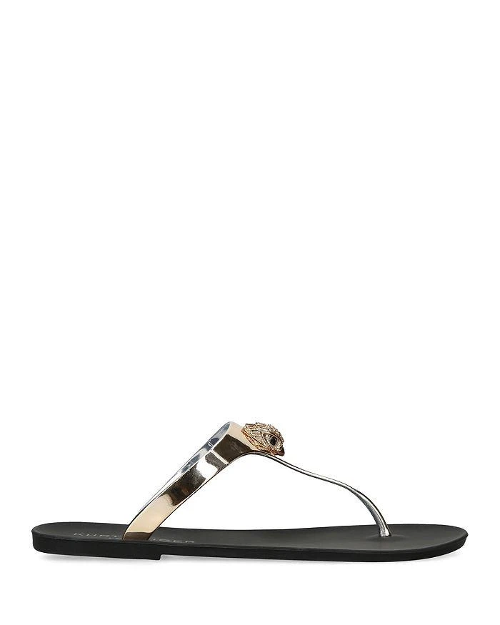 KURT GEIGER LONDON Women's Maddison T Bar Thong Sandals 3