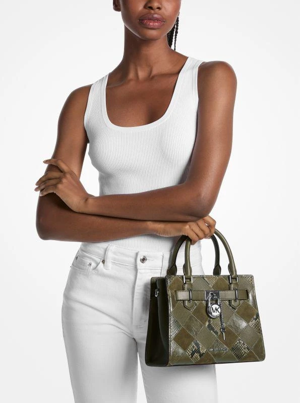 Michael Kors Hamilton Small Patchwork Satchel 3