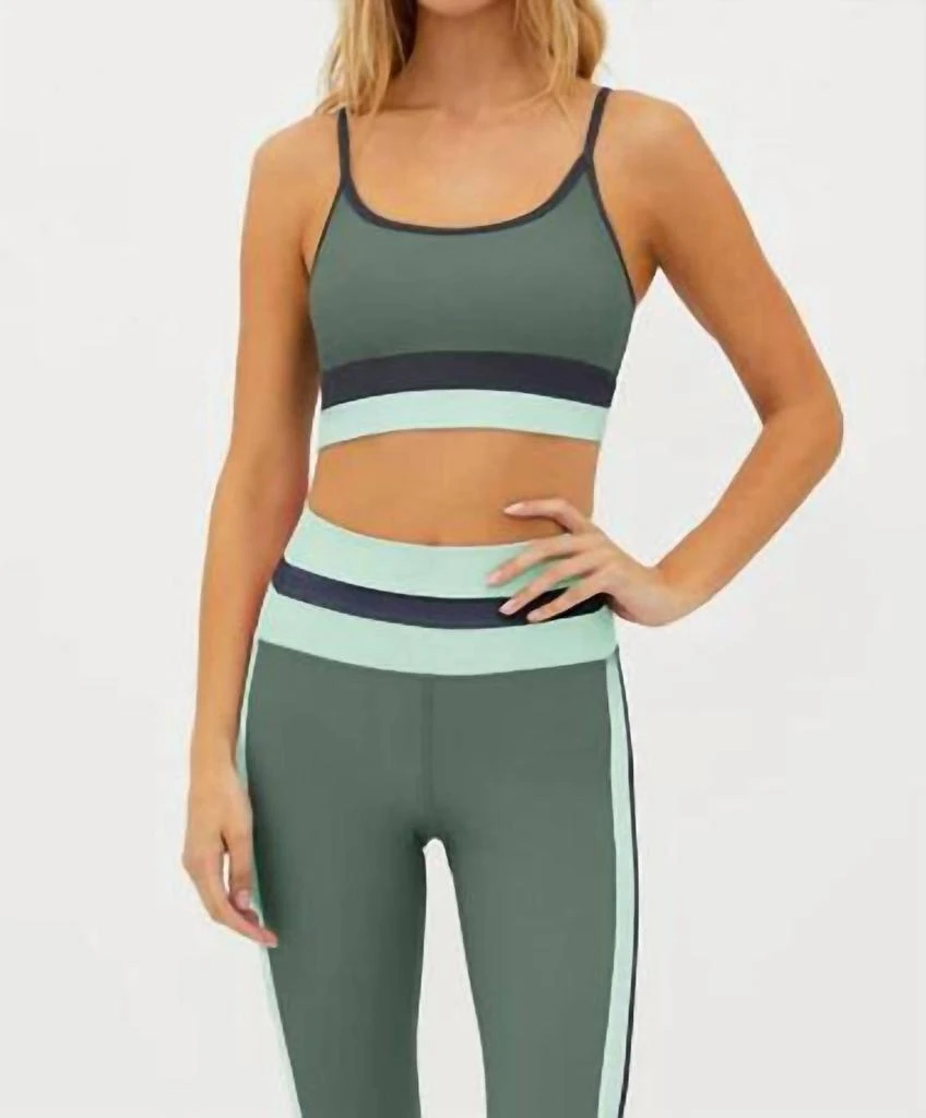 Beach Riot Eva Top In Palm Paradise Colorblock 1