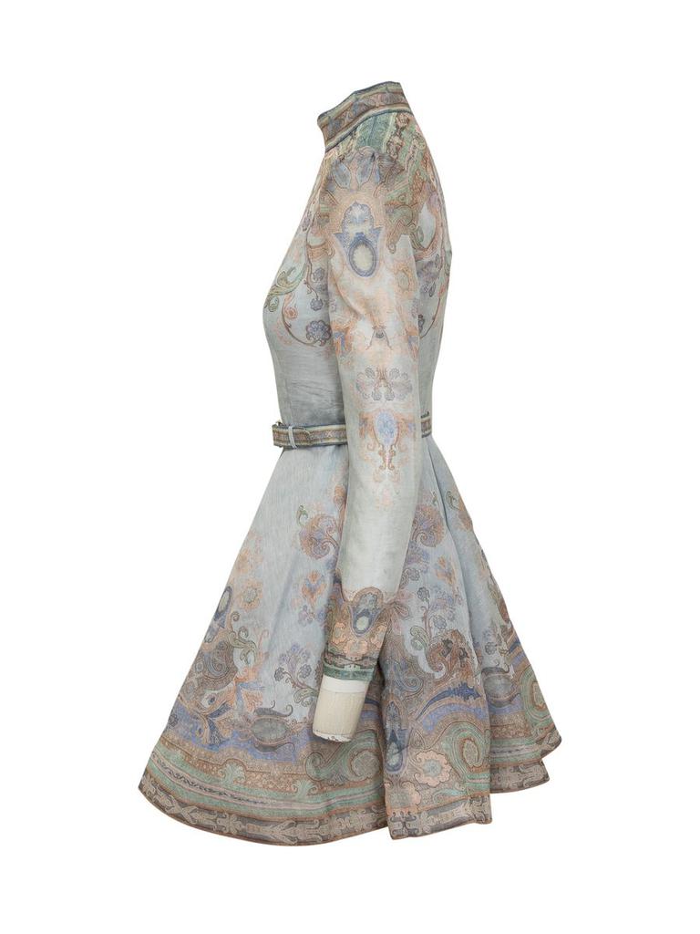 【Zimmermann】EDEN BELTED MINI DRESS ハイネック ベルトミニ Zimmermann Dresses | Australian Designer Collection | Coveti