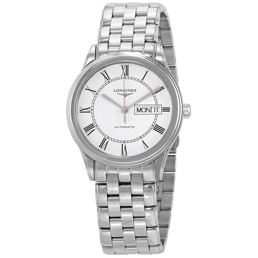 Longines Flagship Automatic White Matt Dial Men's Watch L4.899.4.21.6
