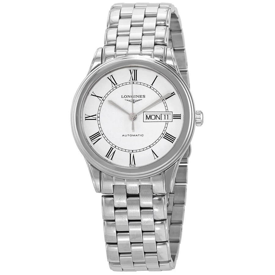 Longines Flagship Automatic White Matt Dial Men's Watch L4.899.4.21.6 1