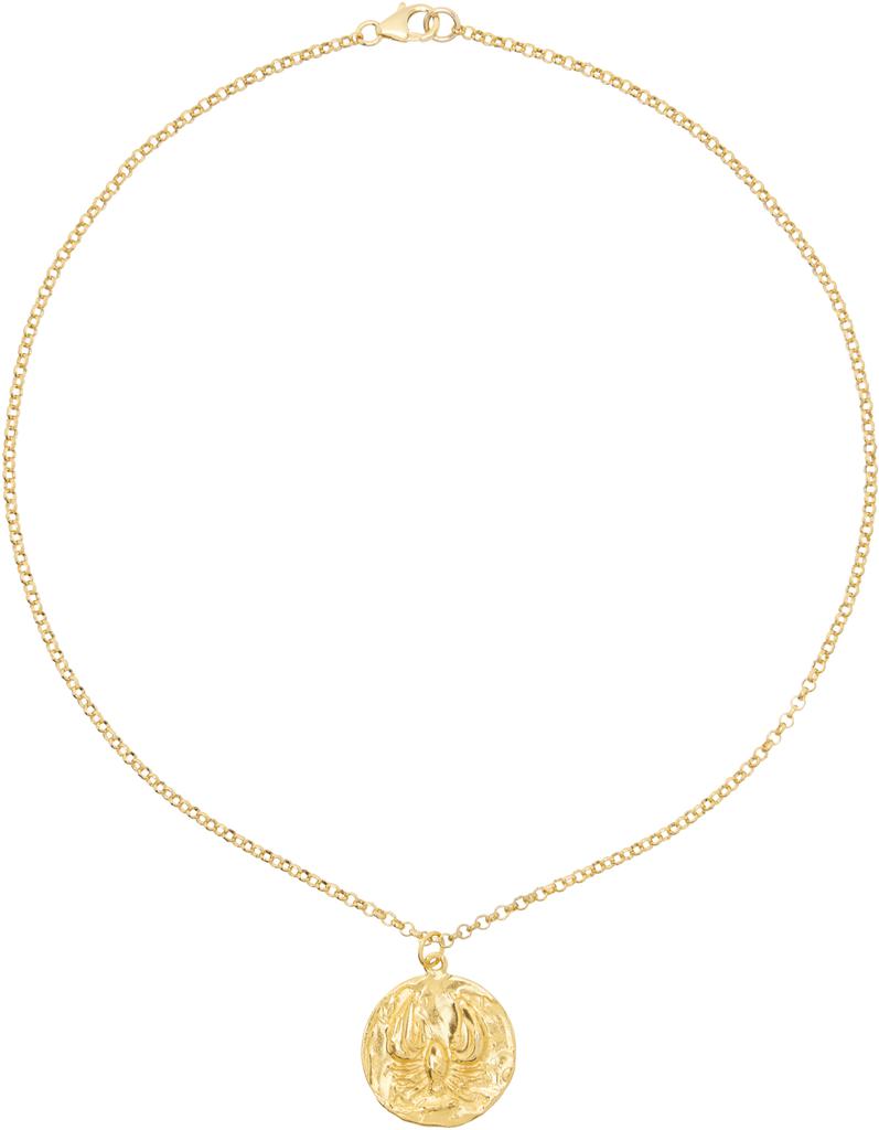 Alighieri Gold 'The Reader of the Sea' Necklace