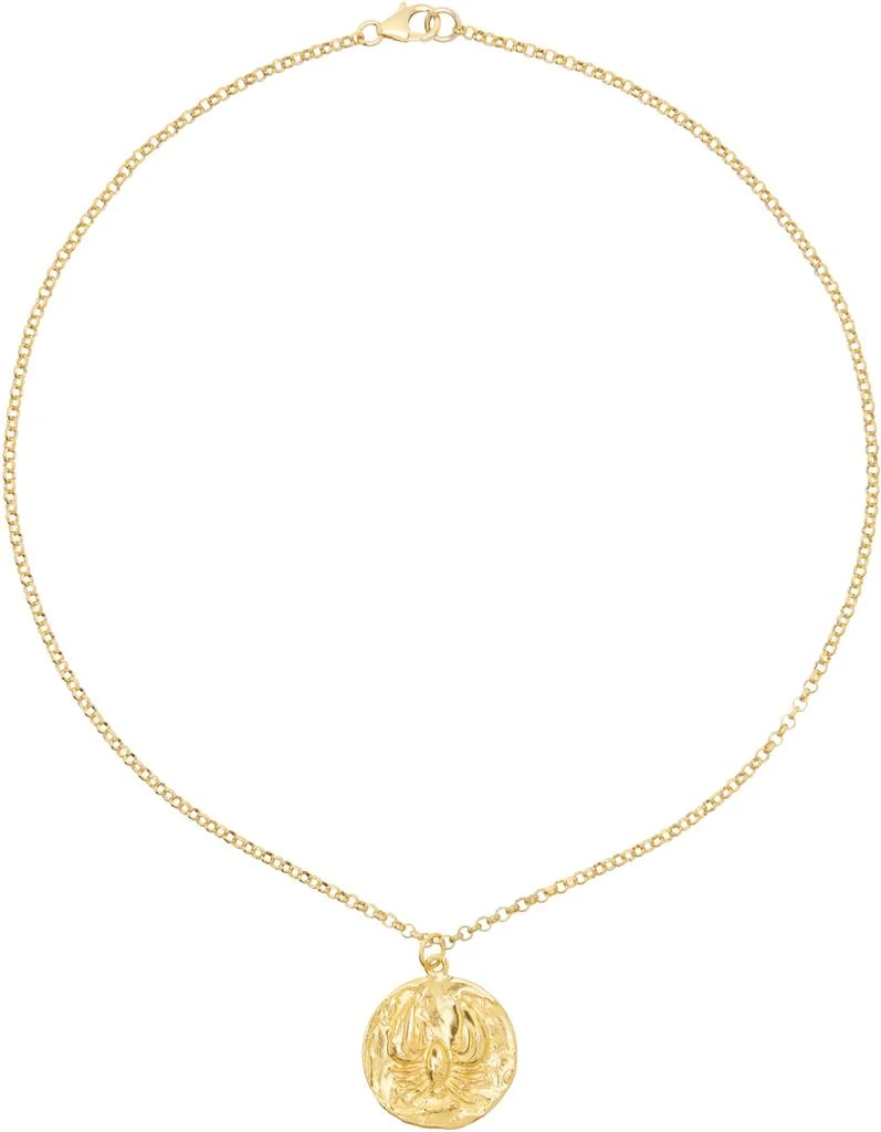 Alighieri Gold 'The Reader of the Sea' Necklace 1
