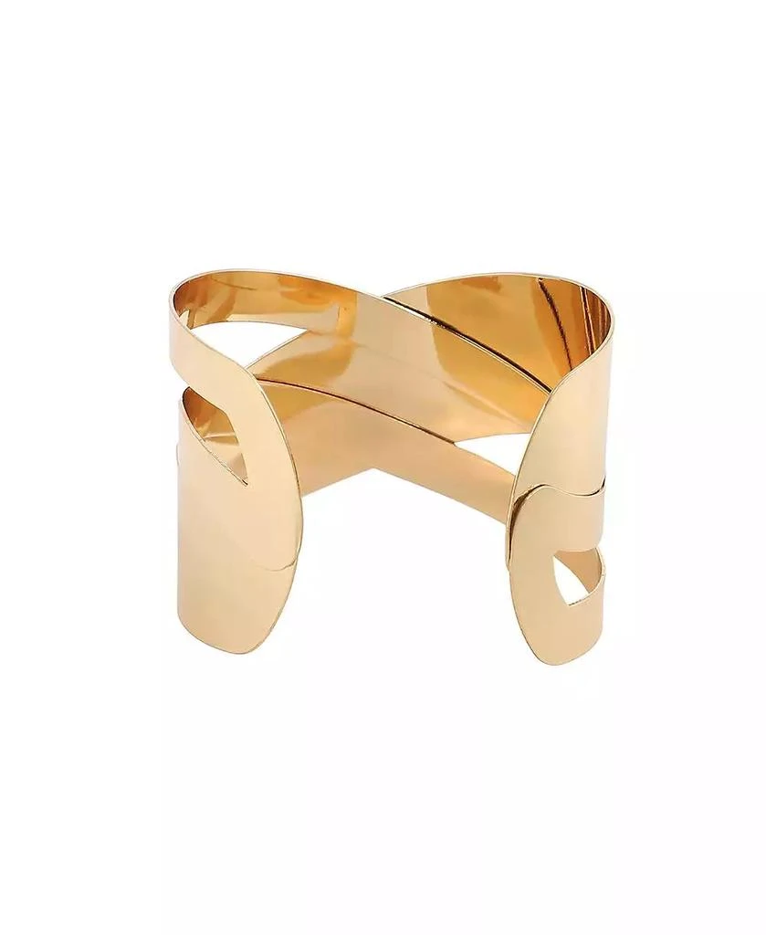 SOHI Gold-Plated Handcuff Bracelet 5