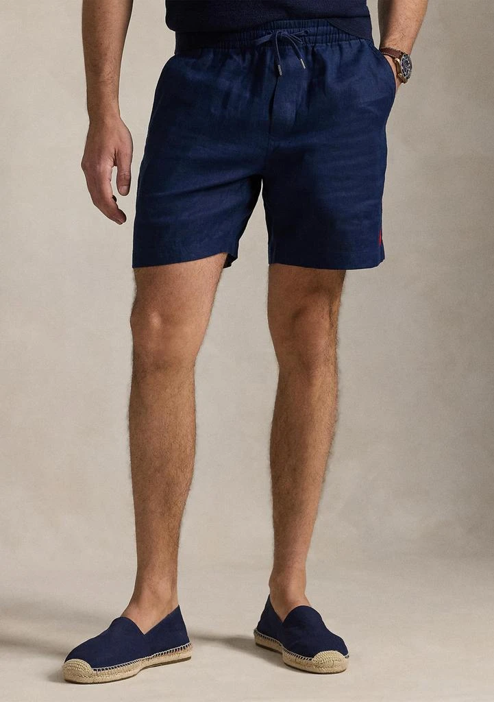 Ralph Lauren 6" Polo Prepster Linen Shorts