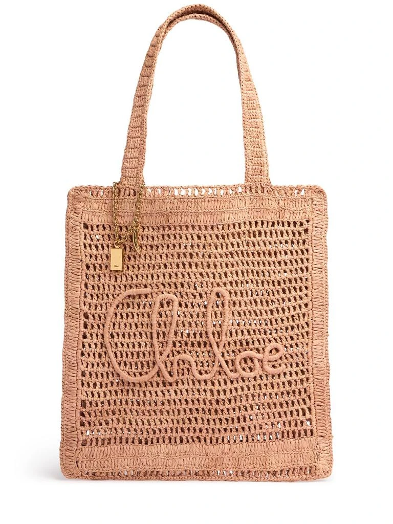 Chloé Summer Banana Crochet Tote Bag 1