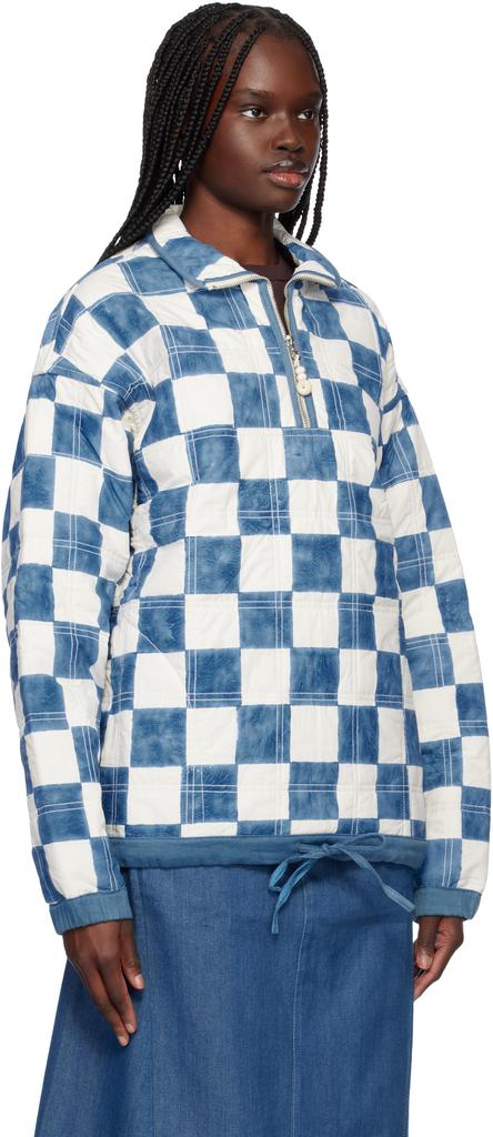 Story mfg. Blue & White Mineral Jacket