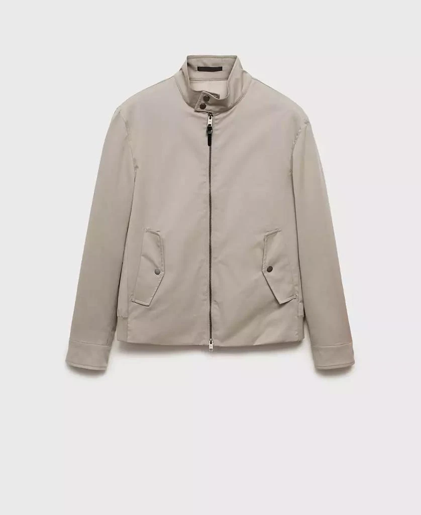 Mango Men's Water-Repellent Cotton Jacket 5