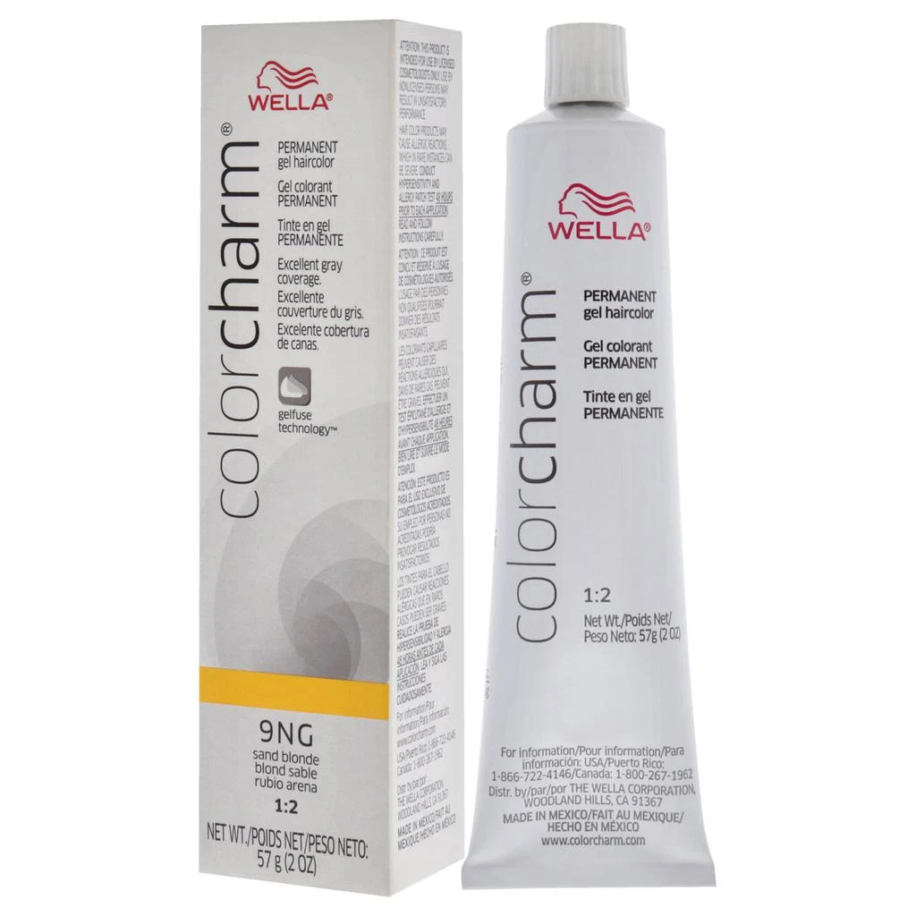Wella Color Charm Permanent Hair Color Gel - 9NG Sand Blonde by  for Unisex - 2 oz Hair Color 4