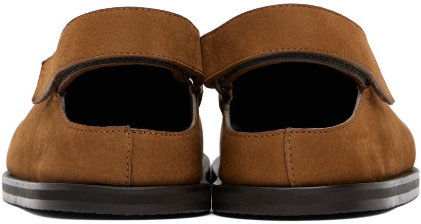 Studio Nicholson Brown Hardning Clogs - Business Casual