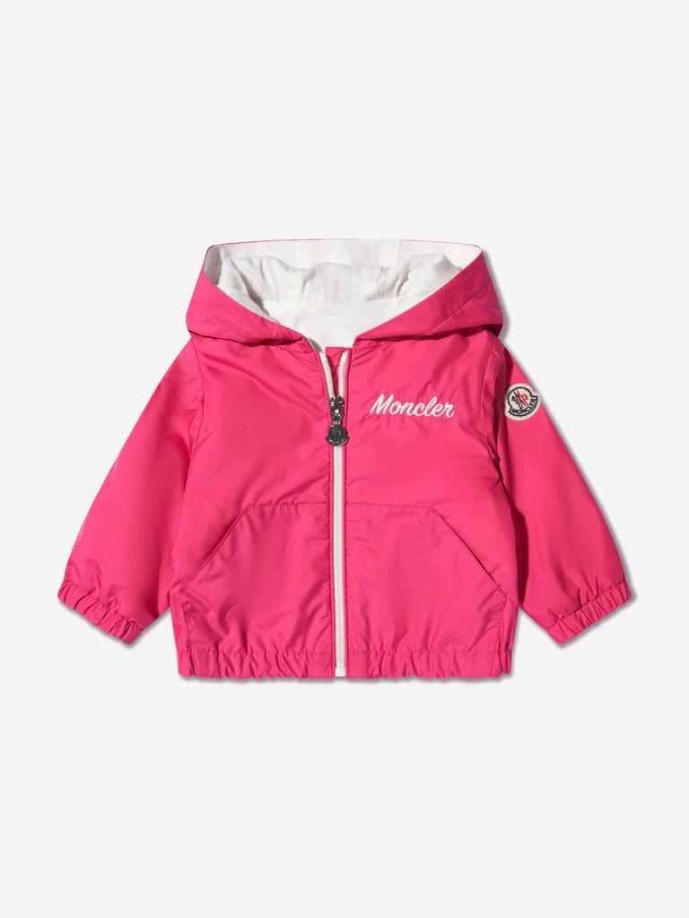 Moncler Moncler Enfant Baby Girls Down Padded Evanthe Jacket in Pink 1