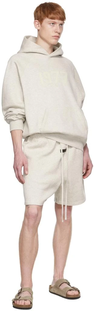 Essentials Off-White Cotton Hoodie 4