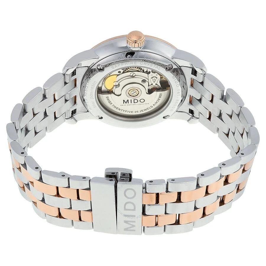 MIDO Baroncelli II Automatic Silver Dial Two-tone Men's Watch M86009111 3