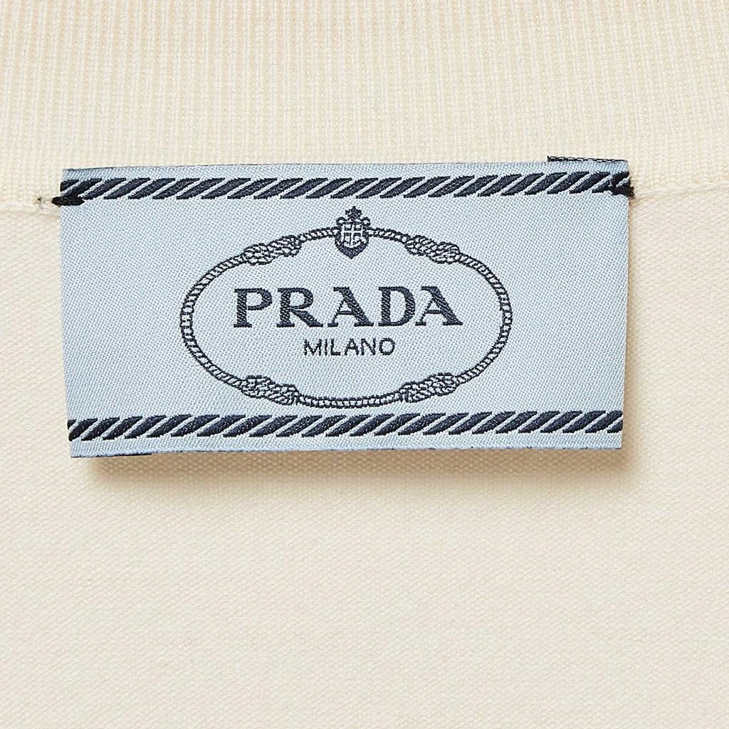 knee length dresses for ladies Prada Metallic Silver Leather Flat Mules main image 0