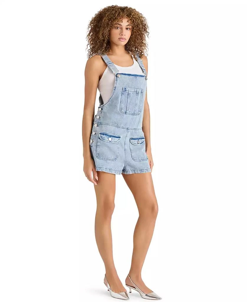 Steve Madden Women's Kittie Cotton Denim Romper 3