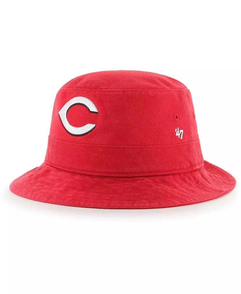 47 Brand Men's Red Cincinnati Reds Primary Bucket Hat 2